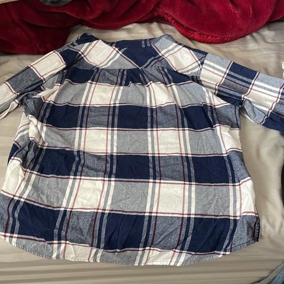 Blue White Flannel - Picture 5 of 7